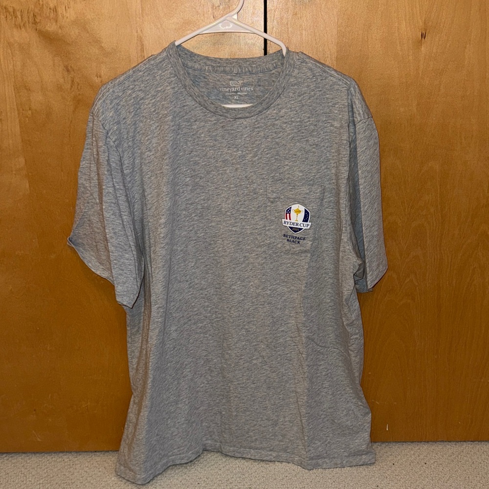 Ryder Cup Vineyard Vines Heather Gray Men's Tee